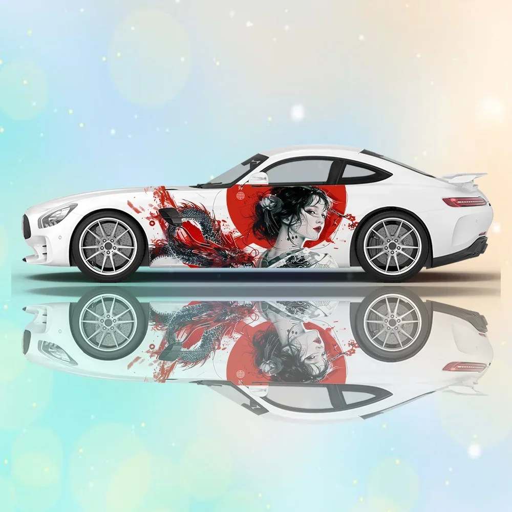 Japan Geisha Dragon Car Vinyl Wraps Decal Self-adhesive PVC Anti Scratch Sticker Suitable for Trucks SUV Decor Auto Accessories
Japan Geisha Dragon Car Vinyl Wraps Decal Self-adhesive PVC Anti Scratch Sticker Suitable for Trucks SUV Decor Auto Accessories