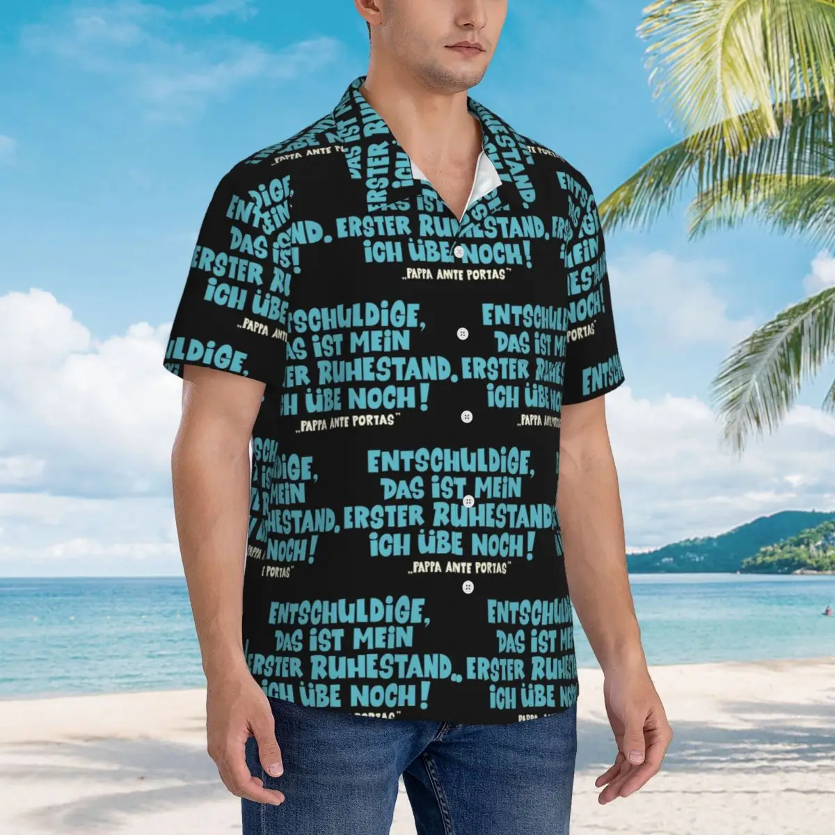 Loriot Pappa Ante Portas This Is My First Retirement Hawaiian Shirts Casual Men Short Sleeve Shirt Beach Men's Lapel Tops
Loriot Pappa Ante Portas This Is My First Retirement Hawaiian Shirts Casual Men Short Sleeve Shirt Beach Men's Lapel Tops