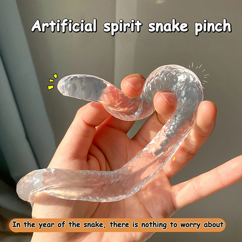 Прозрачная имитация змеи, снятие стресса; идеально подходит для детского подарка на день рождения и развлечения защемления
Прозрачная имитация змеи, снятие стресса; идеально подходит для детского подарка на день рождения и развлечения защемления
