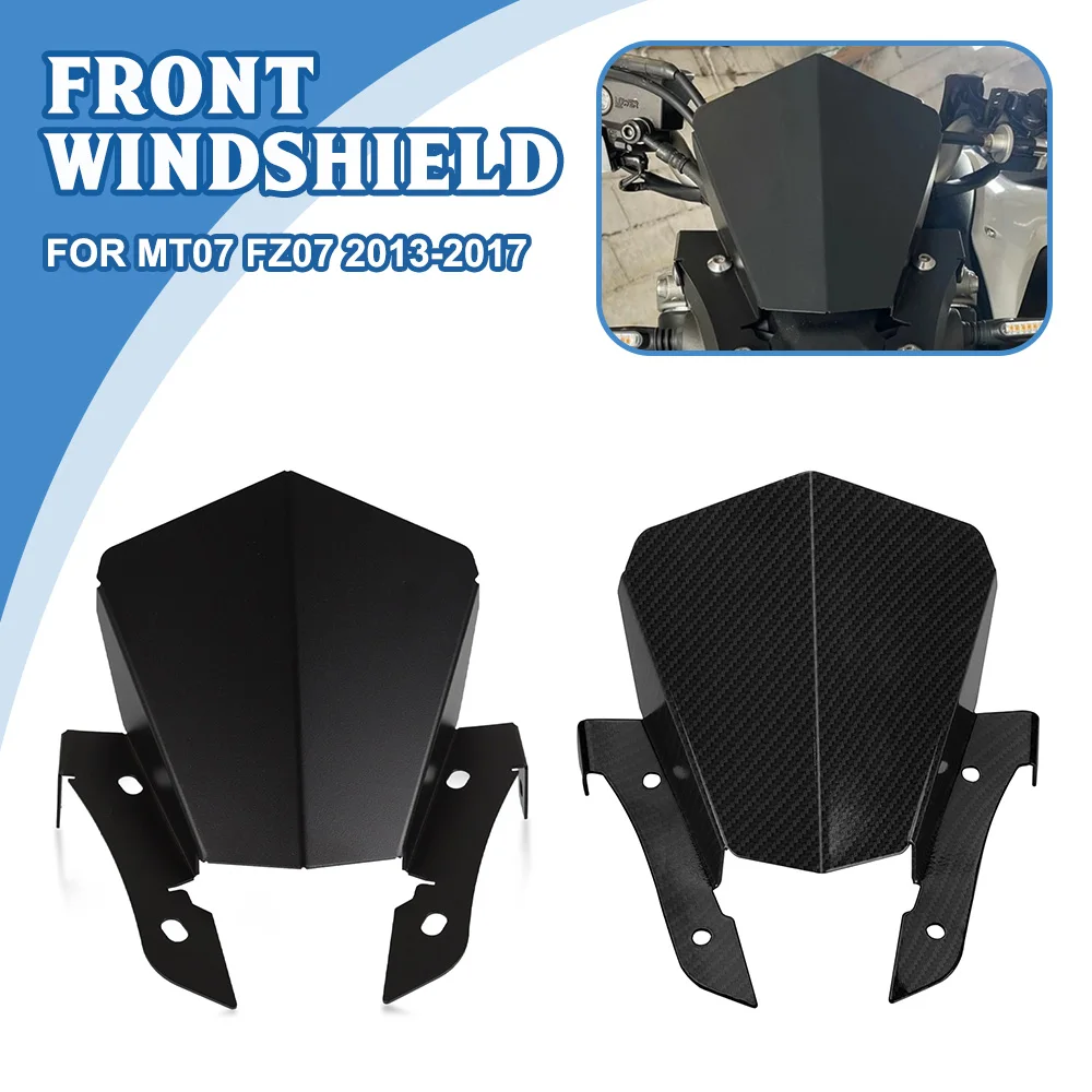 FOR Yamaha MT07 FZ07 MT 07 FZ 07 2013 2014 2015-2016 CNC Aluminum Motorcycle Front Windshield Fairing Protection For MT-07 FZ-07
FOR Yamaha MT07 FZ07 MT 07 FZ 07 2013 2014 2015-2016 CNC Aluminum Motorcycle Front Windshield Fairing Protection For MT-07 FZ-07
