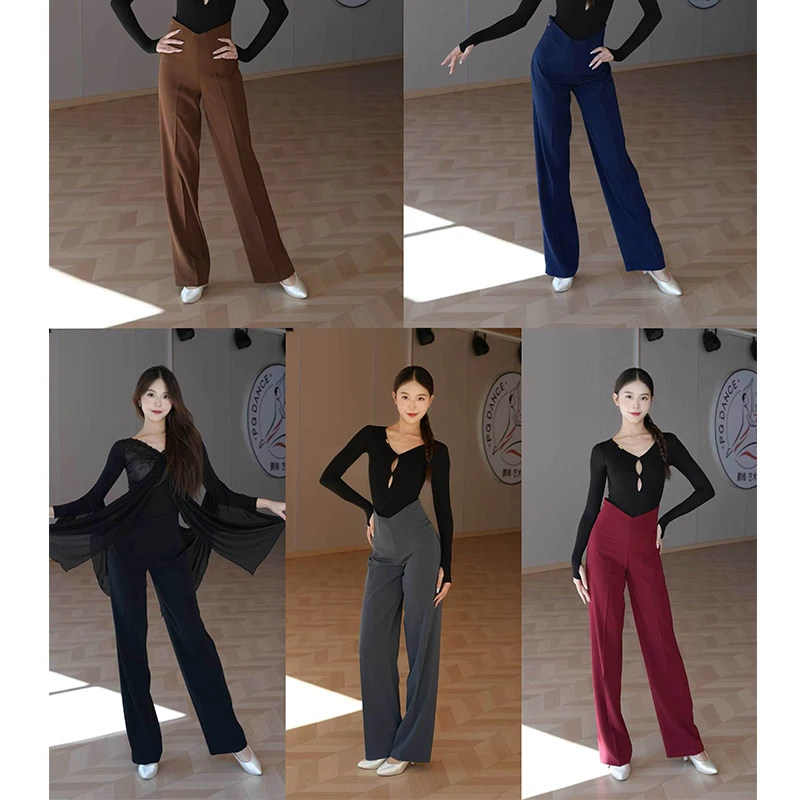 Брюки для бальных танцев, женская одежда для латинских танцев, вальс, сальса, тренировочные брюки, широкие брюки с высокой талией, одежда для латинских танцев SS1100
Брюки для бальных танцев, женская одежда для латинских танцев, вальс, сальса, тренировочные брюки, широкие брюки с высокой талией, одежда для латинских танцев SS1100