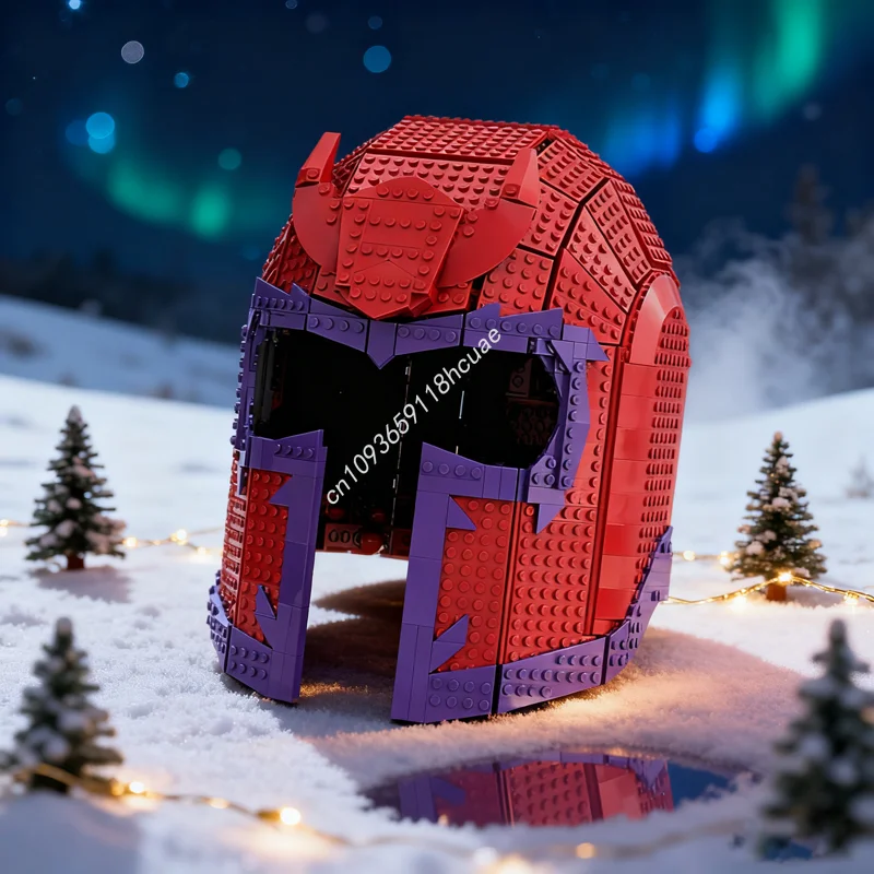 1270 шт. MOC носимый магнето шлем супергерои модель строительные игрушки блоки рождественские подарки строительство DIY образование кирпич дети
1270 шт. MOC носимый магнето шлем супергерои модель строительные игрушки блоки рождественские подарки строительство DIY образование кирпич дети