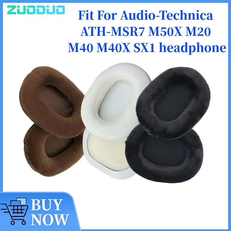 ZUODUO Replacement Earpads for Audio-Technica ATH-MSR7 M50X M20 M40 M40X Earmuffs Ultra-soft Sponge Cushion Cover Repair Parts
ZUODUO Replacement Earpads for Audio-Technica ATH-MSR7 M50X M20 M40 M40X Earmuffs Ultra-soft Sponge Cushion Cover Repair Parts