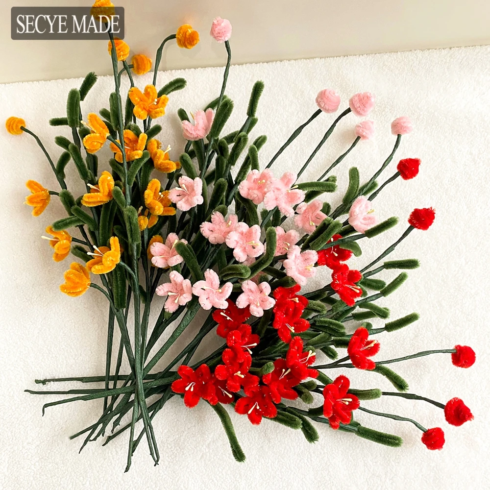Colorful Chenille Stems Artificial Flowers Pipe Plush Material Package Creative Kids Educational DIY Toys Craft Material K109
Colorful Chenille Stems Artificial Flowers Pipe Plush Material Package Creative Kids Educational DIY Toys Craft Material K109