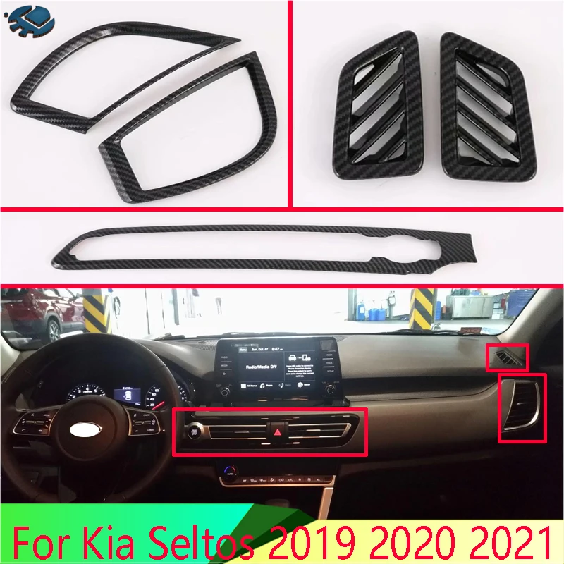 Для Kia Seltos 2019 2020 2021, крышка вентиляционного отверстия в стиле углеродного волокна, отделка приборной панели, рамка, литье, гарнир, акцентный стиль
Для Kia Seltos 2019 2020 2021, крышка вентиляционного отверстия в стиле углеродного волокна, отделка приборной панели, рамка, литье, гарнир, акцентный стиль