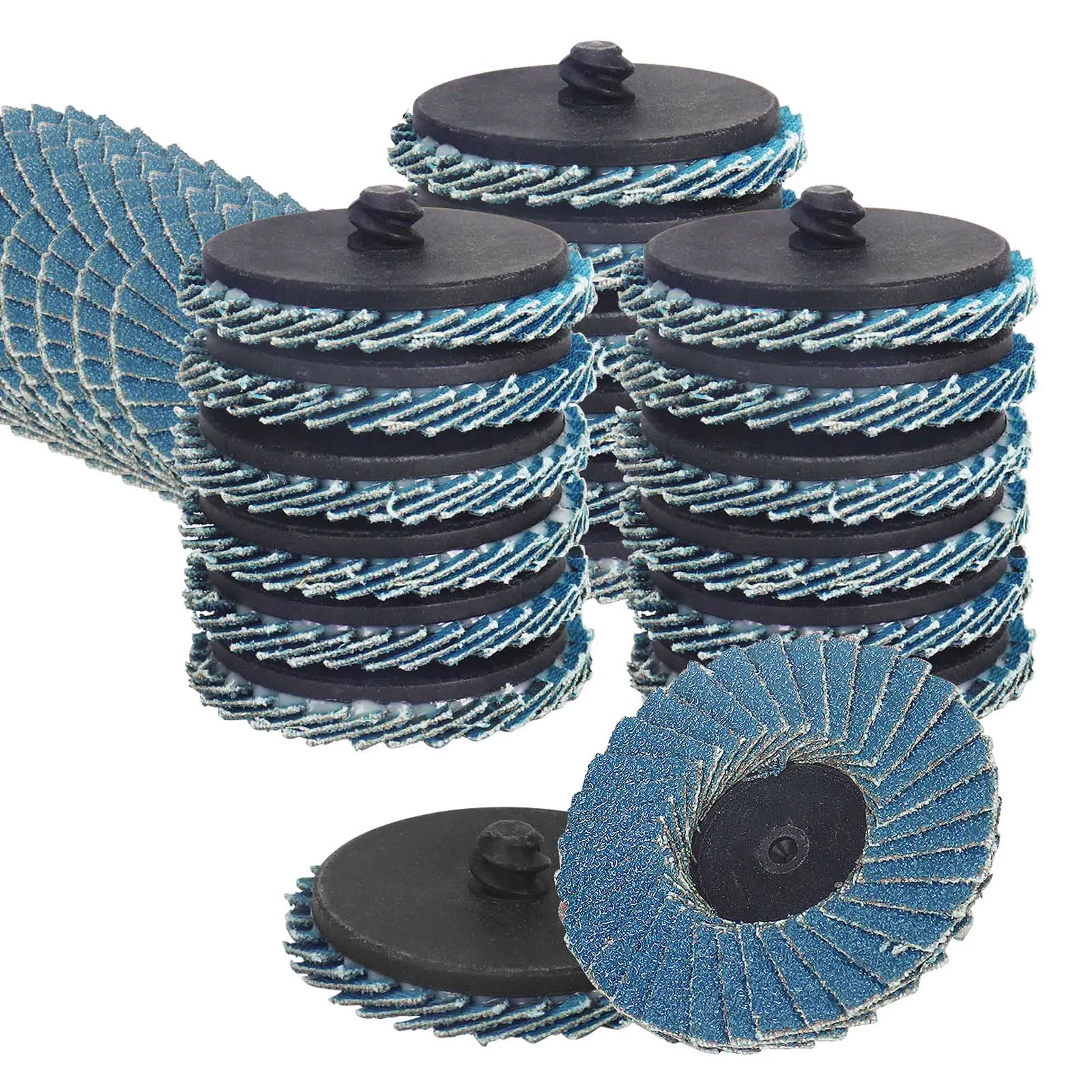 2pcs 50mm Flap Disc 2 " Polishing Disc Quick Change Rotary Tool for Metal Rust Removal Wood Abrasive Paint Cleaning Abrasive
2pcs 50mm Flap Disc 2 " Polishing Disc Quick Change Rotary Tool for Metal Rust Removal Wood Abrasive Paint Cleaning Abrasive
