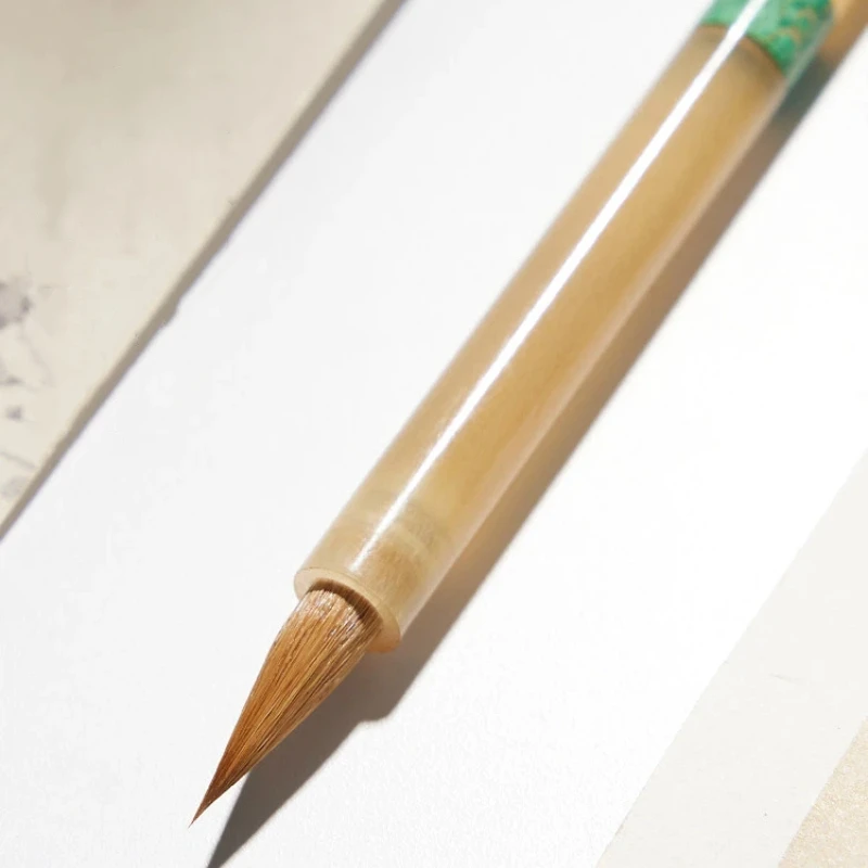 Weasel Hair Chinese Calligraphy Brush Zhao Mengfu Small Regular Script Brush Pen Running Script Writing Brush Stationery Kit
Weasel Hair Chinese Calligraphy Brush Zhao Mengfu Small Regular Script Brush Pen Running Script Writing Brush Stationery Kit