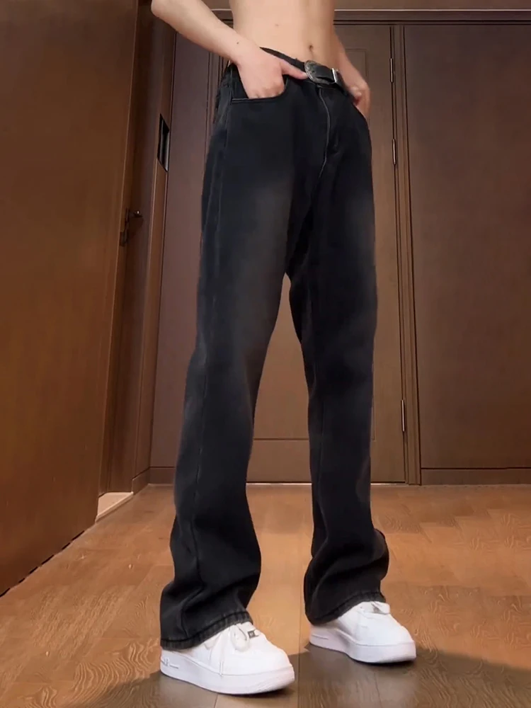 Men's Fce Lined Denim Jeans mid Waist Zipper Fly Straight Leg High Elastici Bla ey Autumn Winter Slim Fit Jeans
Men's Fce Lined Denim Jeans mid Waist Zipper Fly Straight Leg High Elastici Bla ey Autumn Winter Slim Fit Jeans