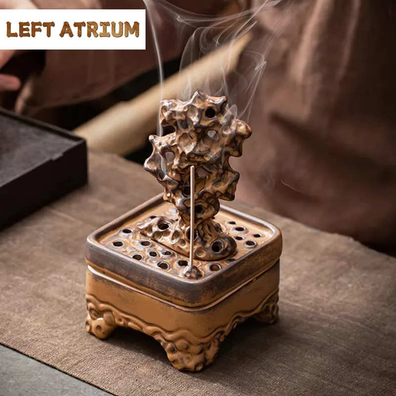 Creative Taihu Lake Stone Ceramic Incense Burner Home Antique Aromatherapy Furnace Personalized Home Decoration Ornament Gifts
Creative Taihu Lake Stone Ceramic Incense Burner Home Antique Aromatherapy Furnace Personalized Home Decoration Ornament Gifts