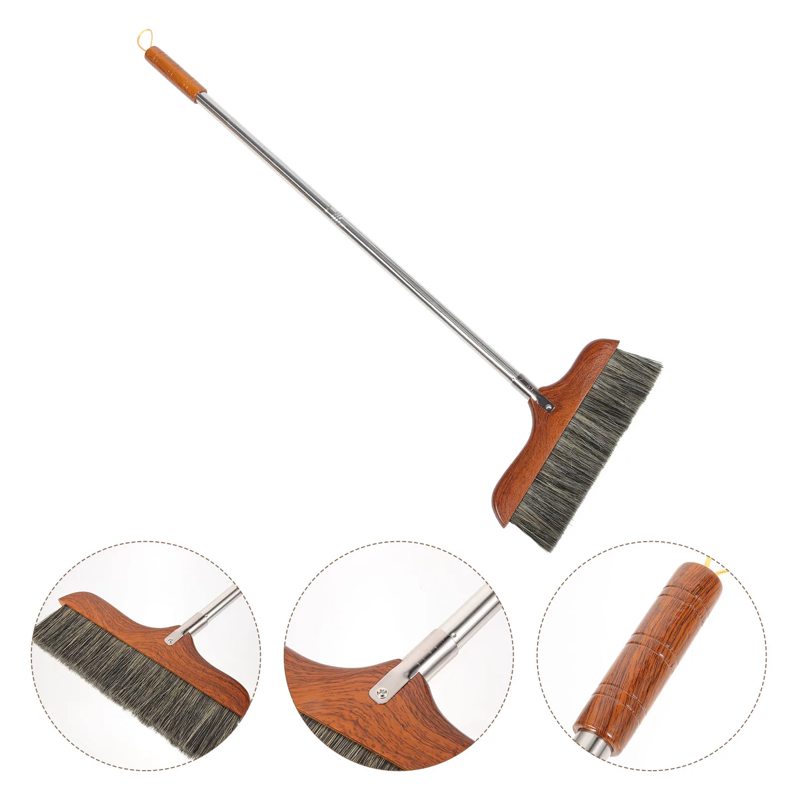 Pig Bristle Broom Stainless Steel Long Handle 90x28cm Soft Bristles Anti Static Dust Cleaning Home Kitchen Yard Floor Sweeper
Pig Bristle Broom Stainless Steel Long Handle 90x28cm Soft Bristles Anti Static Dust Cleaning Home Kitchen Yard Floor Sweeper