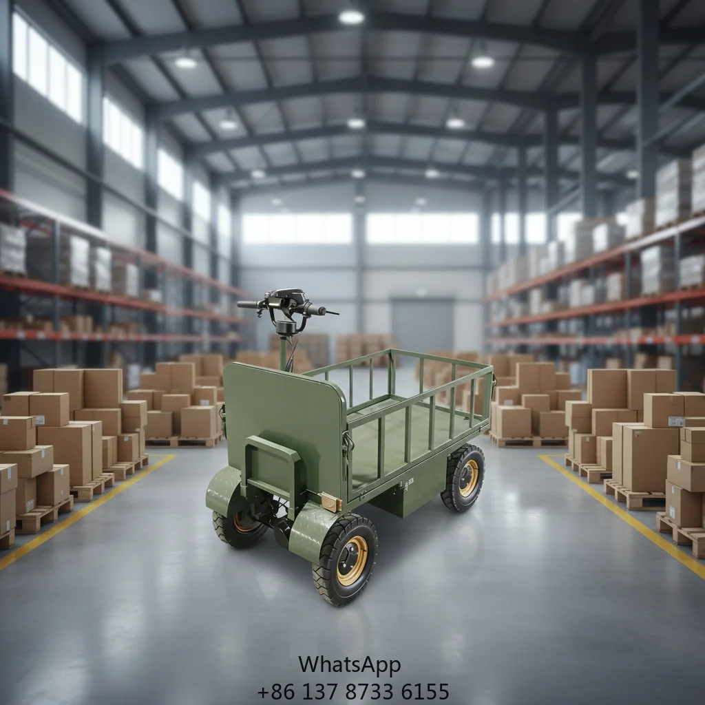 Four-wheel Electric Stainless Steel Flatbed Transport Vehicle 800kg Load Capacity 1000W Motor Available For Storage
Four-wheel Electric Stainless Steel Flatbed Transport Vehicle 800kg Load Capacity 1000W Motor Available For Storage