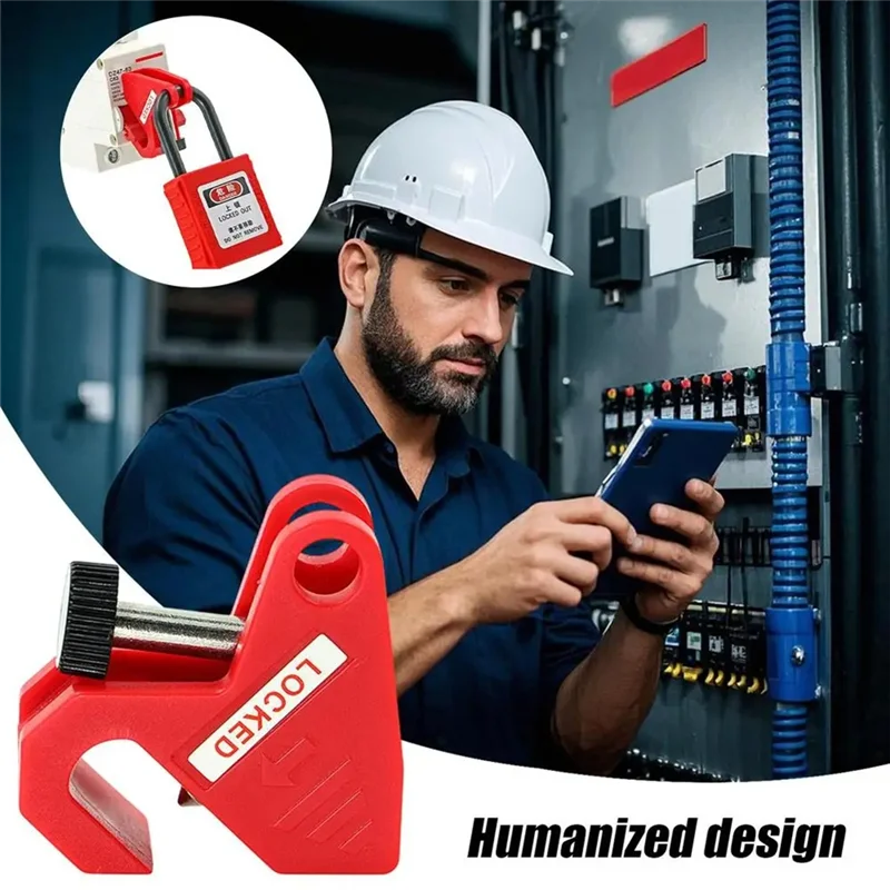 ABUG-Breaker Lock Circuit Breaker Safety Lock Home Distribution Box Lockout Isolation Device For Factory Safety Locking Tool
ABUG-Breaker Lock Circuit Breaker Safety Lock Home Distribution Box Lockout Isolation Device For Factory Safety Locking Tool