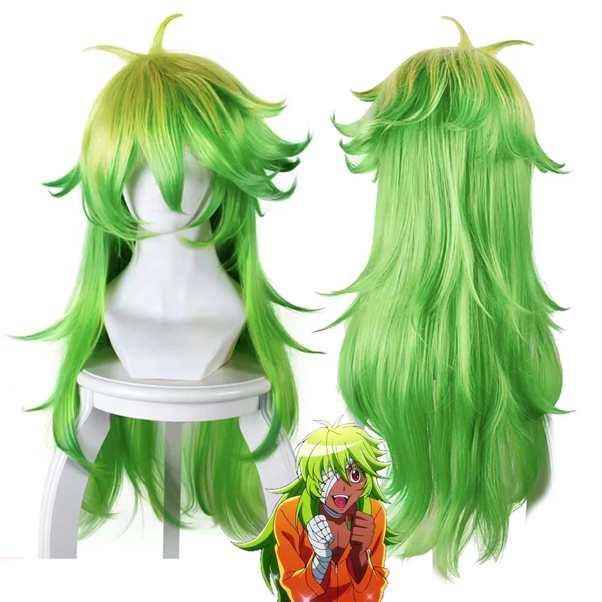 Men Anime NIKO #25 Green Yellow Shadow Cosplay Long Curly Heat Resistant Fiber Wig
Men Anime NIKO #25 Green Yellow Shadow Cosplay Long Curly Heat Resistant Fiber Wig