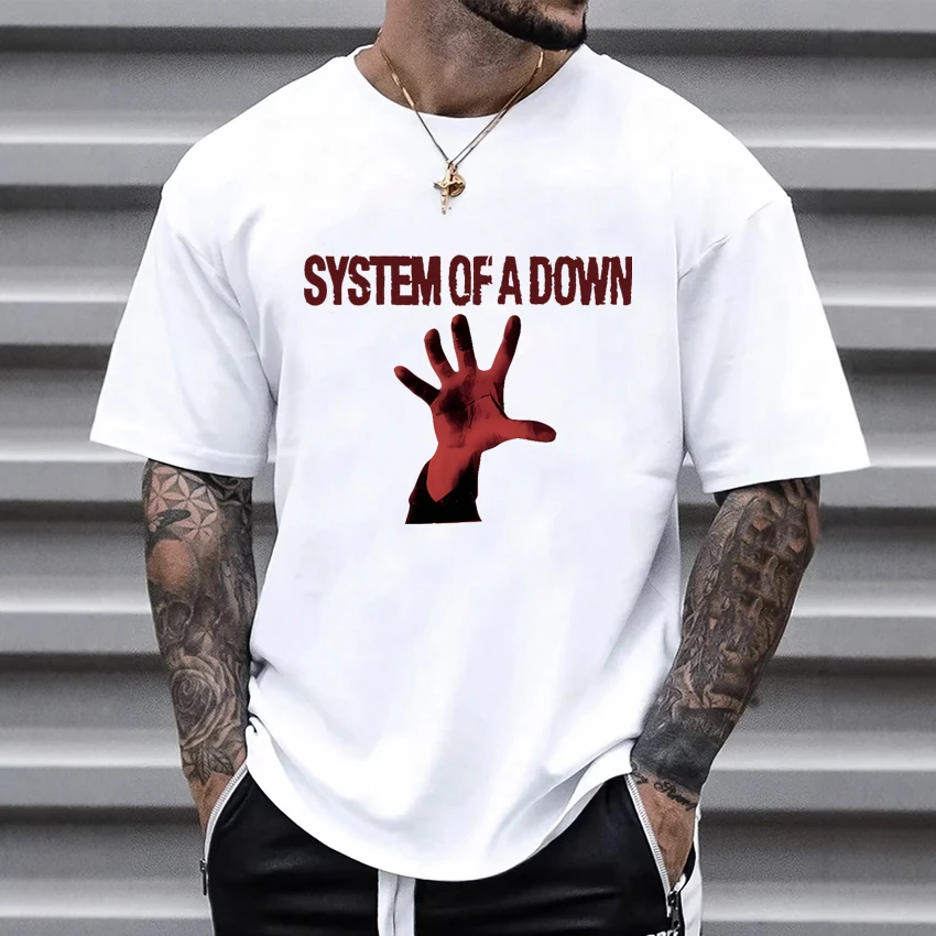 2025 Summer System of A Down Graphics short sleeve t-shirts 100% Cotton Men Women Oversized t-shirt streetwear Unisex clothing
2025 Summer System of A Down Graphics short sleeve t-shirts 100% Cotton Men Women Oversized t-shirt streetwear Unisex clothing