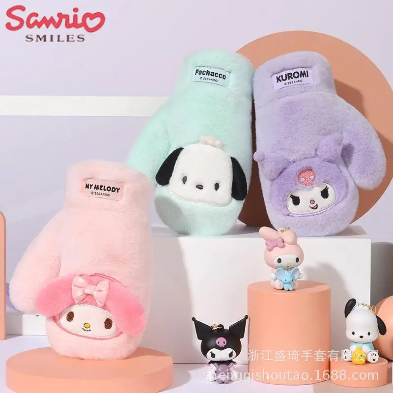 New Sanrio Gloves Children's Plush Kawaii Mymelody Kuromi Winter Boys' Plush Thickened Warm Gloves Girls Five Finger Gloves 2023
New Sanrio Gloves Children's Plush Kawaii Mymelody Kuromi Winter Boys' Plush Thickened Warm Gloves Girls Five Finger Gloves 2023