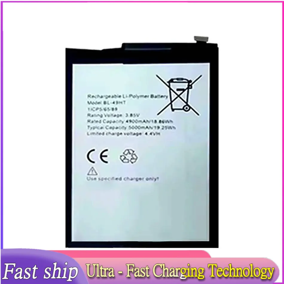 Mobile Phone Battery 5000mAh High-Efficiency For Tecno Spark 6 Camon 16 Camon 16 Pro BL-49HT Reliable Power Supply
Mobile Phone Battery 5000mAh High-Efficiency For Tecno Spark 6 Camon 16 Camon 16 Pro BL-49HT Reliable Power Supply