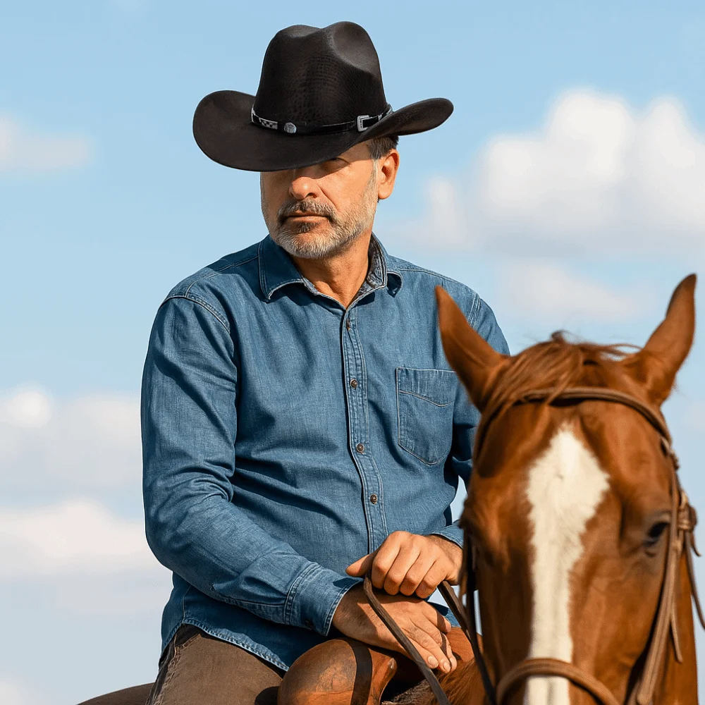 Gentleman Ethnic Style Western Cowboy Hat Wide Brim Roll Brim Cowgirl Jazz Hat Serpentine Solid Color Knight Hat Cycling
Gentleman Ethnic Style Western Cowboy Hat Wide Brim Roll Brim Cowgirl Jazz Hat Serpentine Solid Color Knight Hat Cycling