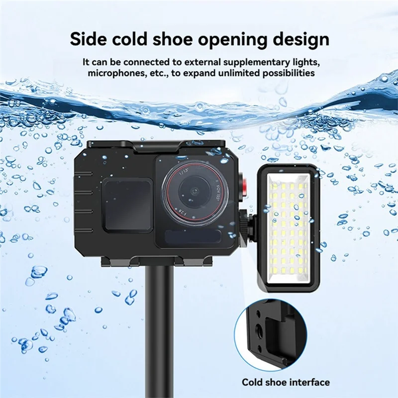 【Electronic-Accessories】Waterproof Case 80M Underwater Protection Magnetic Quick Diving Housing For DJI Action 5 Pro 4 3 Action
【Electronic-Accessories】Waterproof Case 80M Underwater Protection Magnetic Quick Diving Housing For DJI Action 5 Pro 4 3 Action