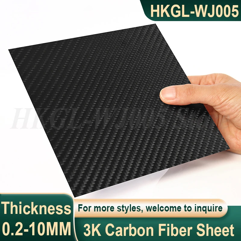 Thick 0.2-10mm 3K Carbon Fiber Sheet 100% Pure Carbon Fiber Plate High Strength Carbon Fiber Board for Model Material DIY
Thick 0.2-10mm 3K Carbon Fiber Sheet 100% Pure Carbon Fiber Plate High Strength Carbon Fiber Board for Model Material DIY
