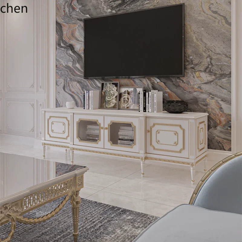 ZML solid wood TV cabinet living room small apartment neoclassical villa luxury coffee table combination
ZML solid wood TV cabinet living room small apartment neoclassical villa luxury coffee table combination