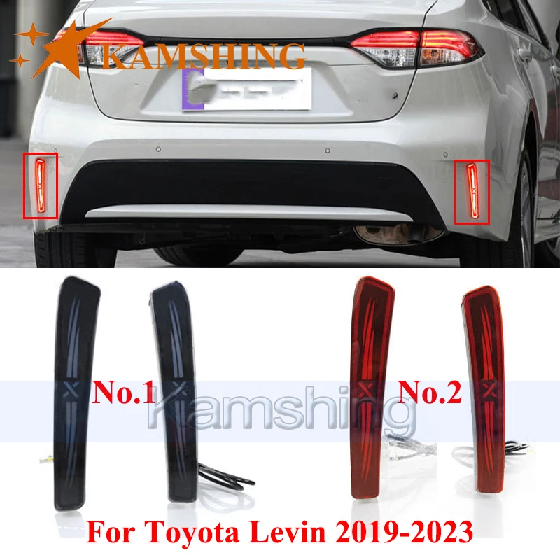 CAPQX 1 пара светодиодных задних фонарей для бампера Toyota Levin 2019-2023, задний стоп-сигнал, указатель поворота, отражатель
CAPQX 1 пара светодиодных задних фонарей для бампера Toyota Levin 2019-2023, задний стоп-сигнал, указатель поворота, отражатель