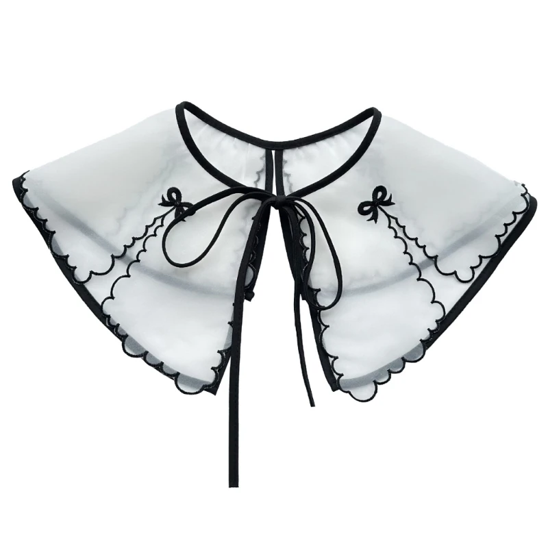 MXMB False Collar Detachable Collar Blouses Half Shirts Bowknot Faux False Collar for Women & Girls
MXMB False Collar Detachable Collar Blouses Half Shirts Bowknot Faux False Collar for Women & Girls