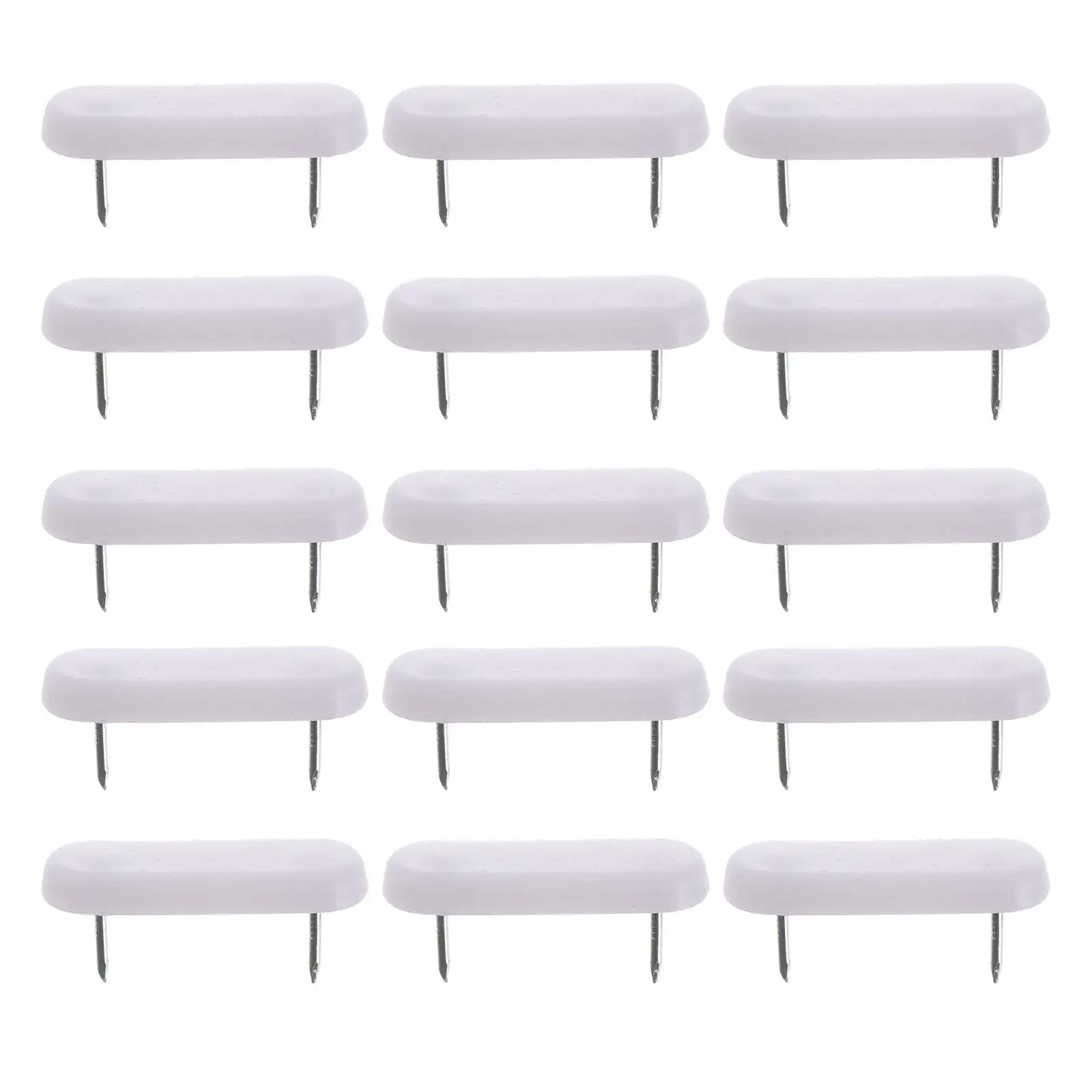 100Pcs Furniture Feet Double Nails Plastic Head Glide Nails Chair Leg Pads Double Pin for Table Chair Desk Floor Protection
100Pcs Furniture Feet Double Nails Plastic Head Glide Nails Chair Leg Pads Double Pin for Table Chair Desk Floor Protection