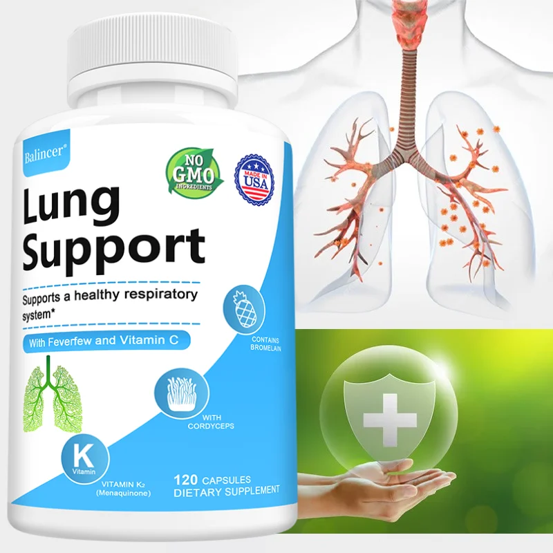 Lung Detox & Cleanse Capsules, Natural Herbal Formula, Support Respiratory Bronchial Health, Smooth Breathing & Immune Wellness
Lung Detox & Cleanse Capsules, Natural Herbal Formula, Support Respiratory Bronchial Health, Smooth Breathing & Immune Wellness