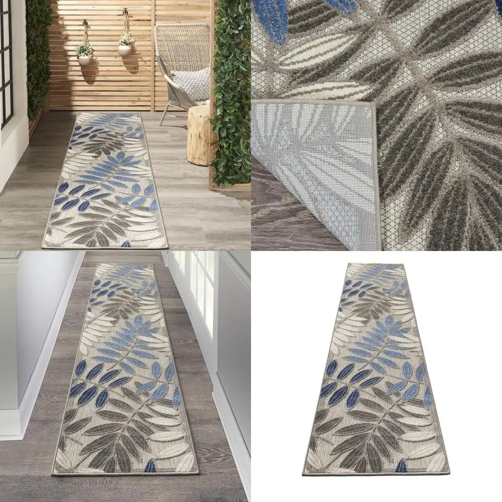 Grey Blue 2'3 x 8' Area Rug - Low Maintenance, Stain Resistant, Suitable for Bedroom, Living Room, Dining Area, Kitchen (8' Runn
Grey Blue 2'3 x 8' Area Rug - Low Maintenance, Stain Resistant, Suitable for Bedroom, Living Room, Dining Area, Kitchen (8' Runn