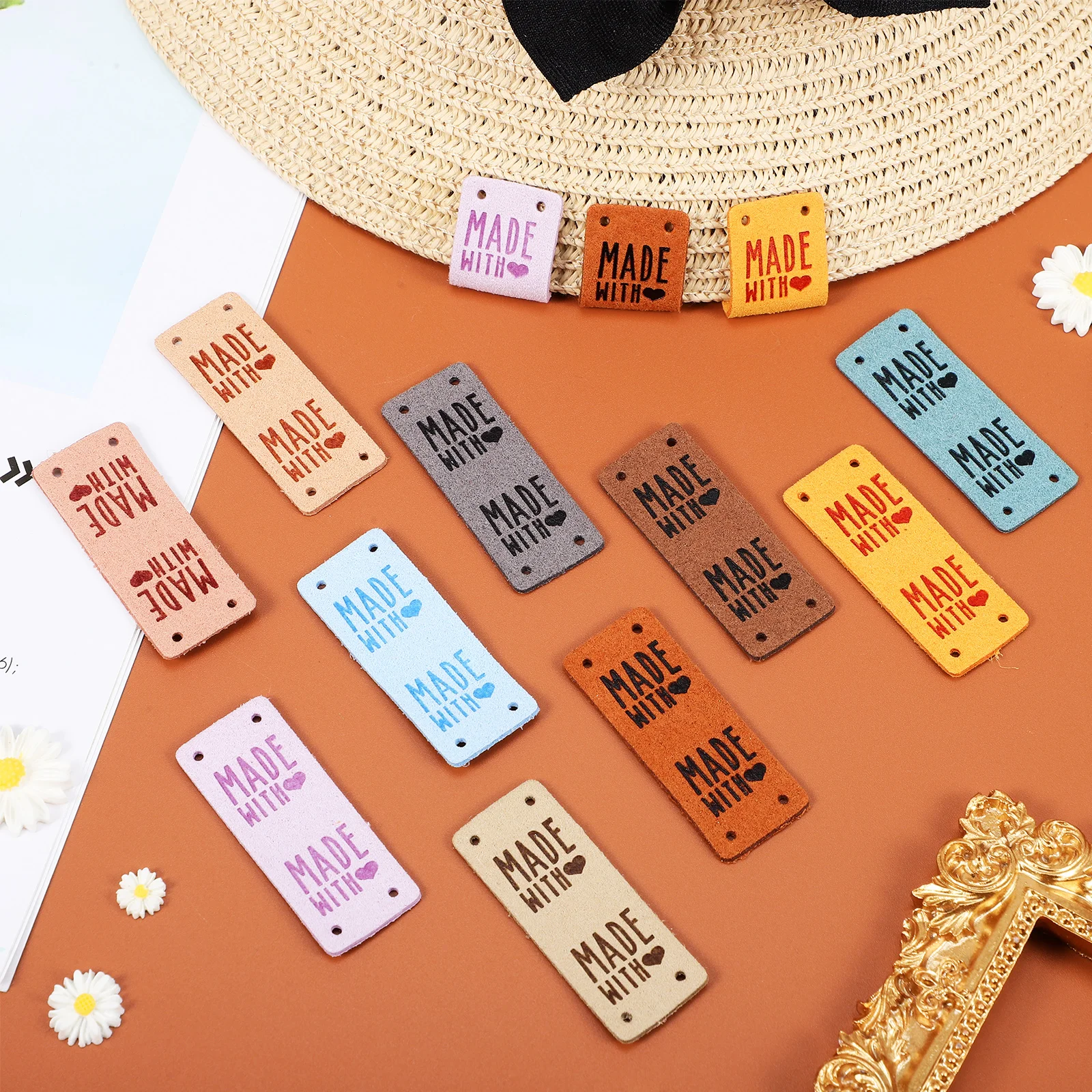 50pcs Tags Durable Clothing Labels for Handmade Items Knitting Hat Tags Crochet Accessories Various Colors
50pcs Tags Durable Clothing Labels for Handmade Items Knitting Hat Tags Crochet Accessories Various Colors