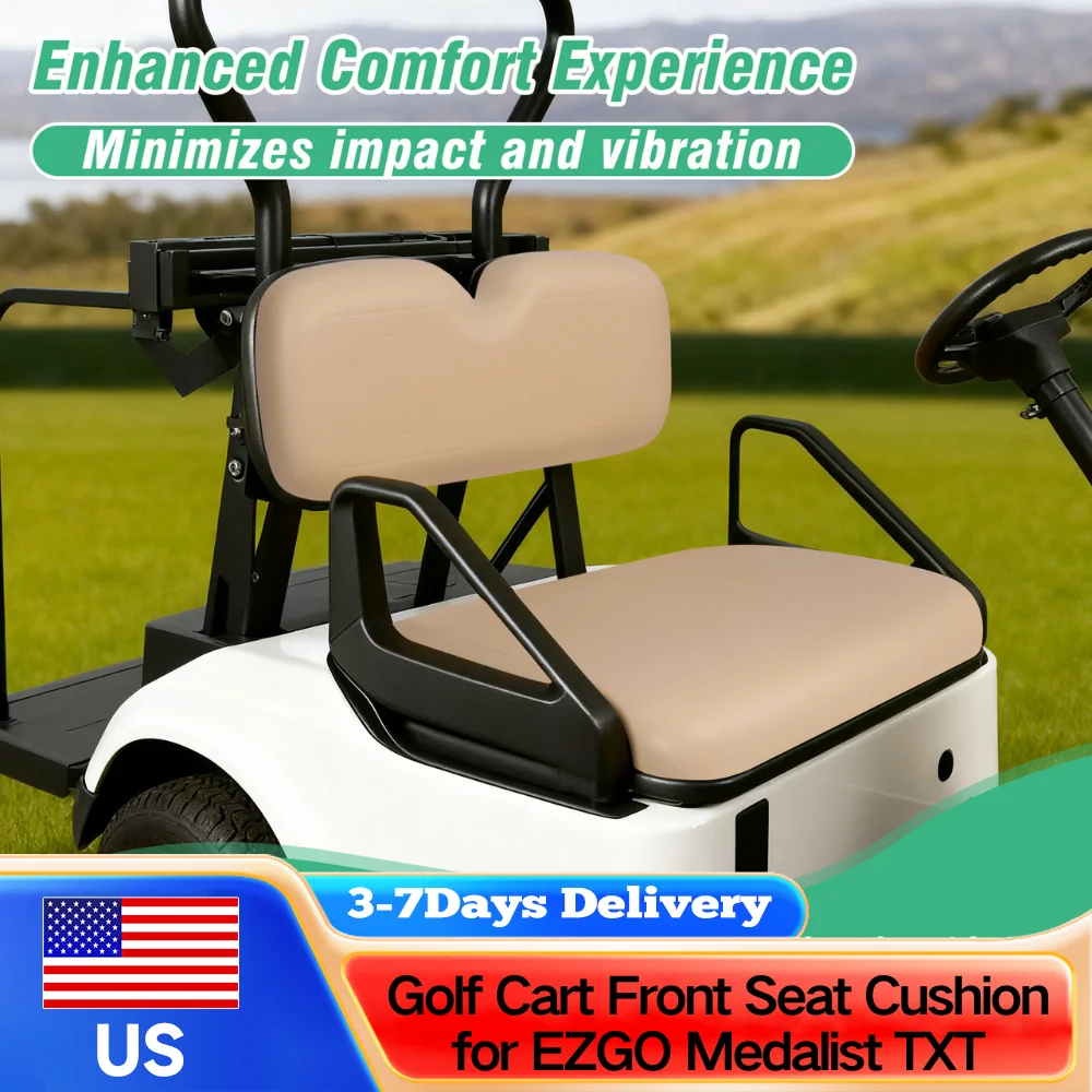 Комплект для переднего сиденья гольф-кара: основание и спинка, мягкая комфортная подушка для замены на EZGO Medalist TXT 1994-2013
Комплект для переднего сиденья гольф-кара: основание и спинка, мягкая комфортная подушка для замены на EZGO Medalist TXT 1994-2013