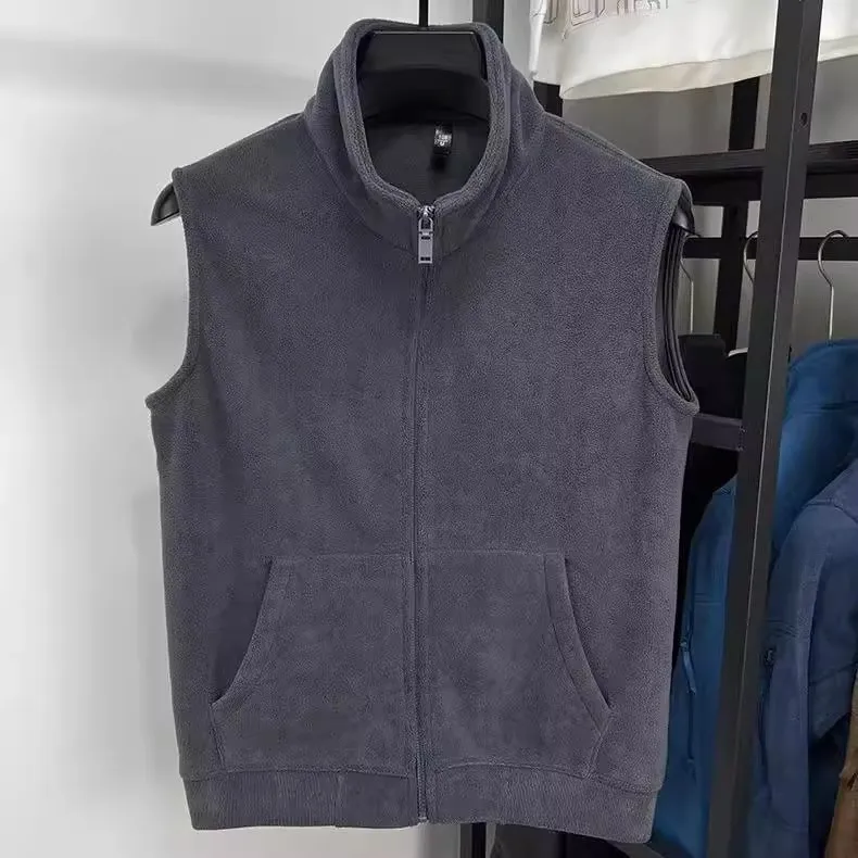 Men's Double-Sided Fce Stand-Collar Vest Warmth Insulation oulder Pad Vest Outerwear Winter Thiened Zipper Closure Sol...
Men's Double-Sided Fce Stand-Collar Vest Warmth Insulation oulder Pad Vest Outerwear Winter Thiened Zipper Closure Sol...