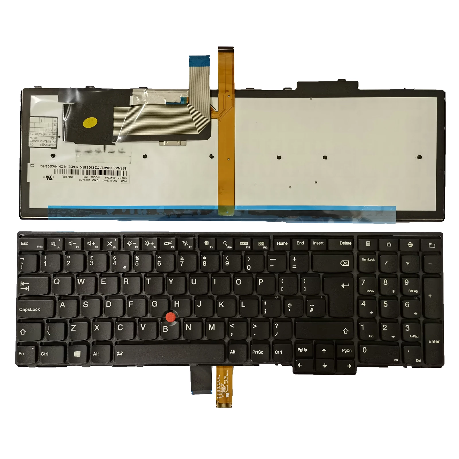 Клавиатура с подсветкой для ноутбука Lenovo ThinkPad E531 T540 T550 L540 L560 W540 W550 W541 UK
Клавиатура с подсветкой для ноутбука Lenovo ThinkPad E531 T540 T550 L540 L560 W540 W550 W541 UK