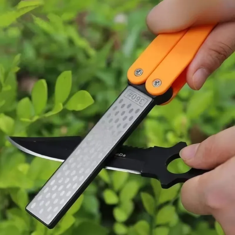 1PCS Portable Folding Pocket Knife Sharpener with Double Sided Diamond Sharpening Stone for Outdoor Use
1PCS Portable Folding Pocket Knife Sharpener with Double Sided Diamond Sharpening Stone for Outdoor Use