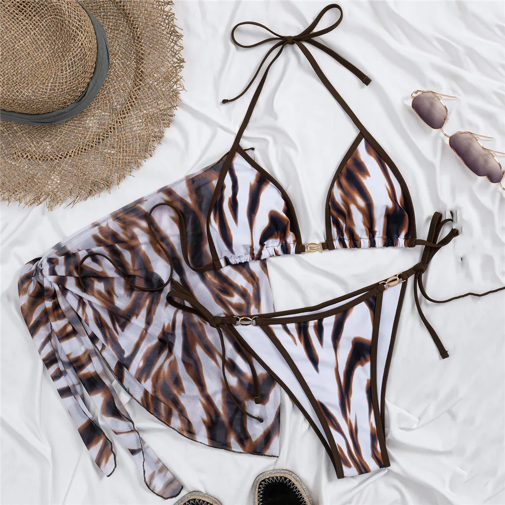 Brown Tie Dye Print Halter String Triangle Bikinis Sets 3 Pieces Swimwear Cover Ups Micro Thong Sexy Swimsuit Women 2026 Bikinis
Brown Tie Dye Print Halter String Triangle Bikinis Sets 3 Pieces Swimwear Cover Ups Micro Thong Sexy Swimsuit Women 2026 Bikinis