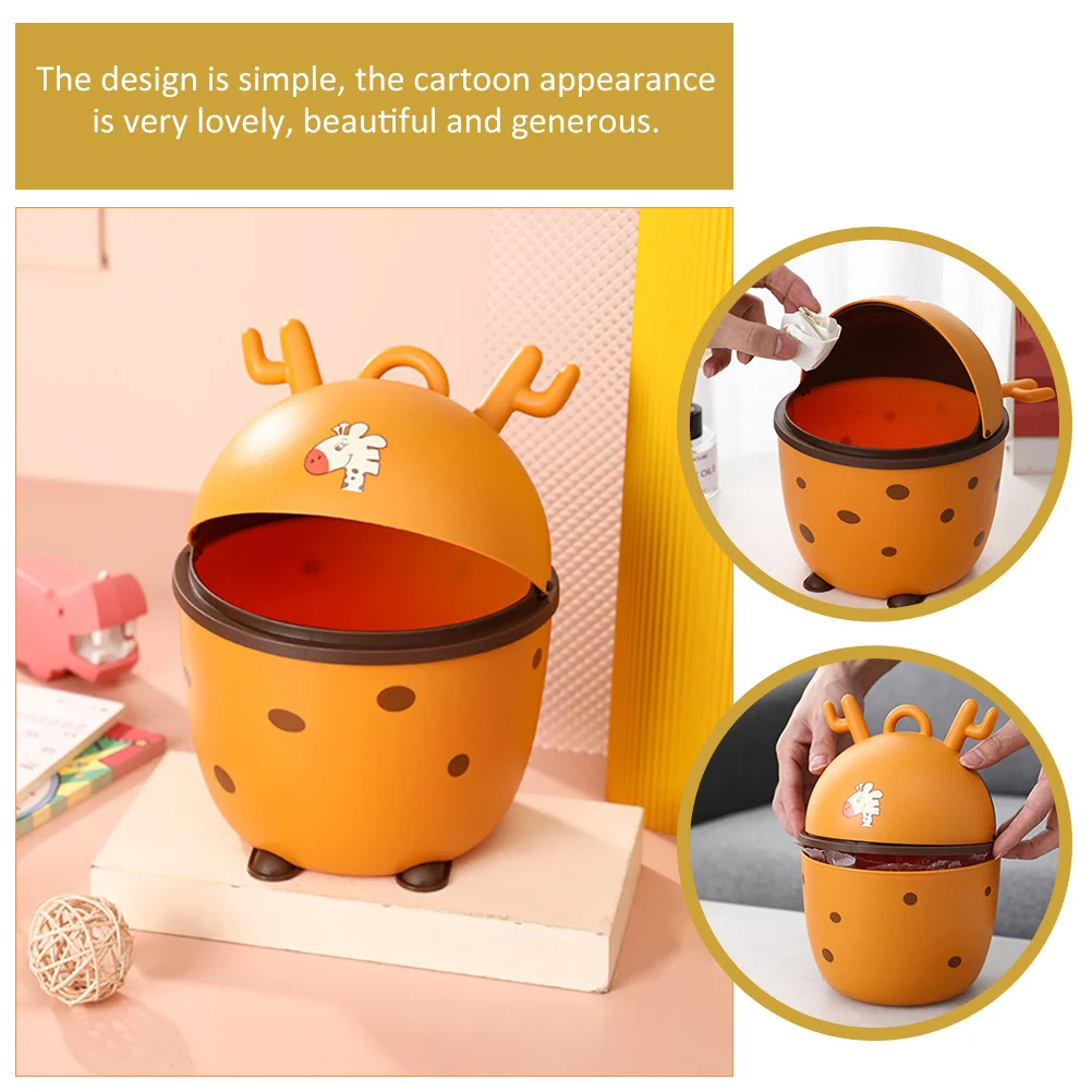 Mini Desktop Press Trash Can Cartoon Style Garbage Bin Desktop Waste Container with Lid Cute Storage Bin Cartoon Trashcan
Mini Desktop Press Trash Can Cartoon Style Garbage Bin Desktop Waste Container with Lid Cute Storage Bin Cartoon Trashcan