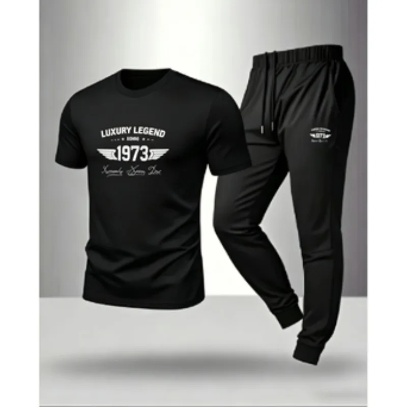 Summer men's urban new letter printed T-shirt and pants set outdoor casual wear
Summer men's urban new letter printed T-shirt and pants set outdoor casual wear
