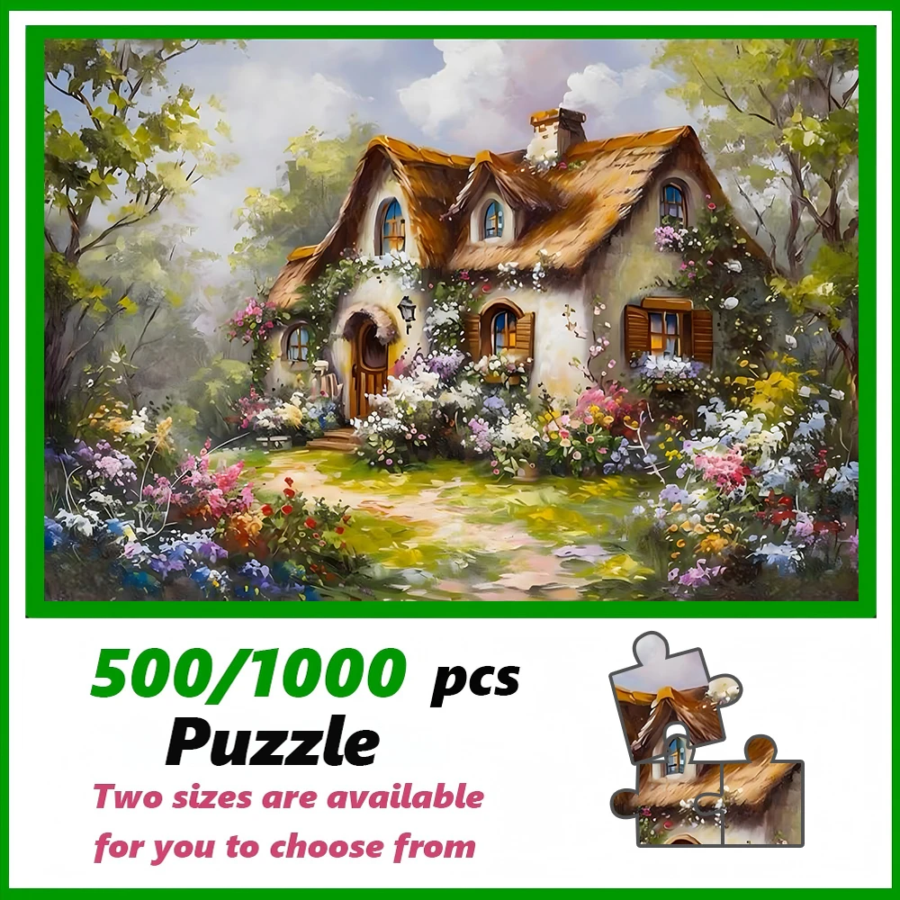 A high-quality 500/1000-piece puzzle, perfect for adults, is a fun family game that helps relieve stress and is great for birthd
A high-quality 500/1000-piece puzzle, perfect for adults, is a fun family game that helps relieve stress and is great for birthd