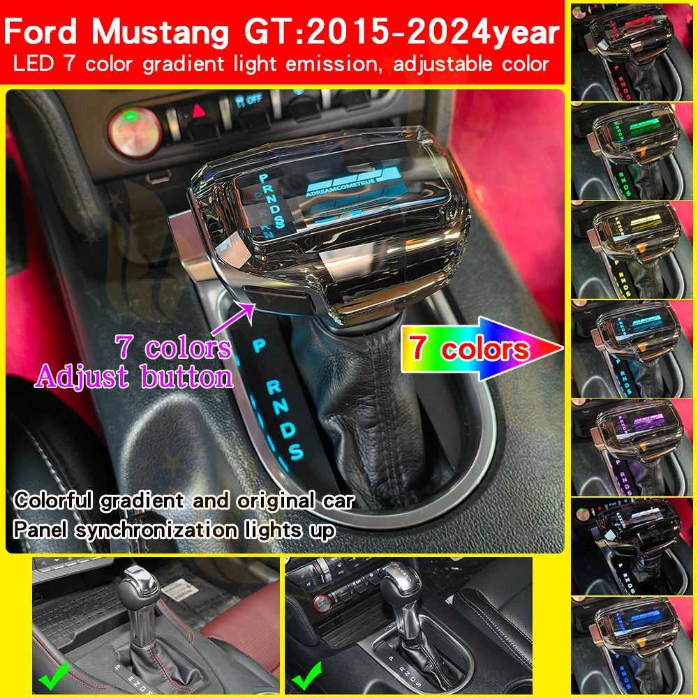 For ford mustang gt 2015-2024 Crystal led light customized Version Gearbox Handle Gear shift knob modified illuminated gear head
For ford mustang gt 2015-2024 Crystal led light customized Version Gearbox Handle Gear shift knob modified illuminated gear head