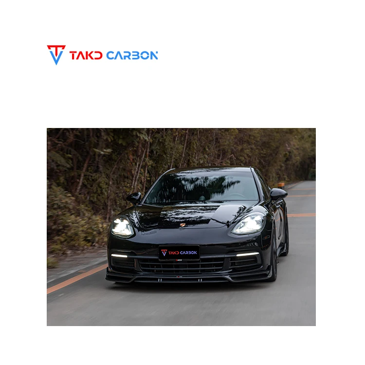 TAKD Carbon Advantageous Price Universal Rear Spoilers 3K Twill Glossy Carbon Fiber Front Bumper Lip for Porsches Panamera 971
TAKD Carbon Advantageous Price Universal Rear Spoilers 3K Twill Glossy Carbon Fiber Front Bumper Lip for Porsches Panamera 971