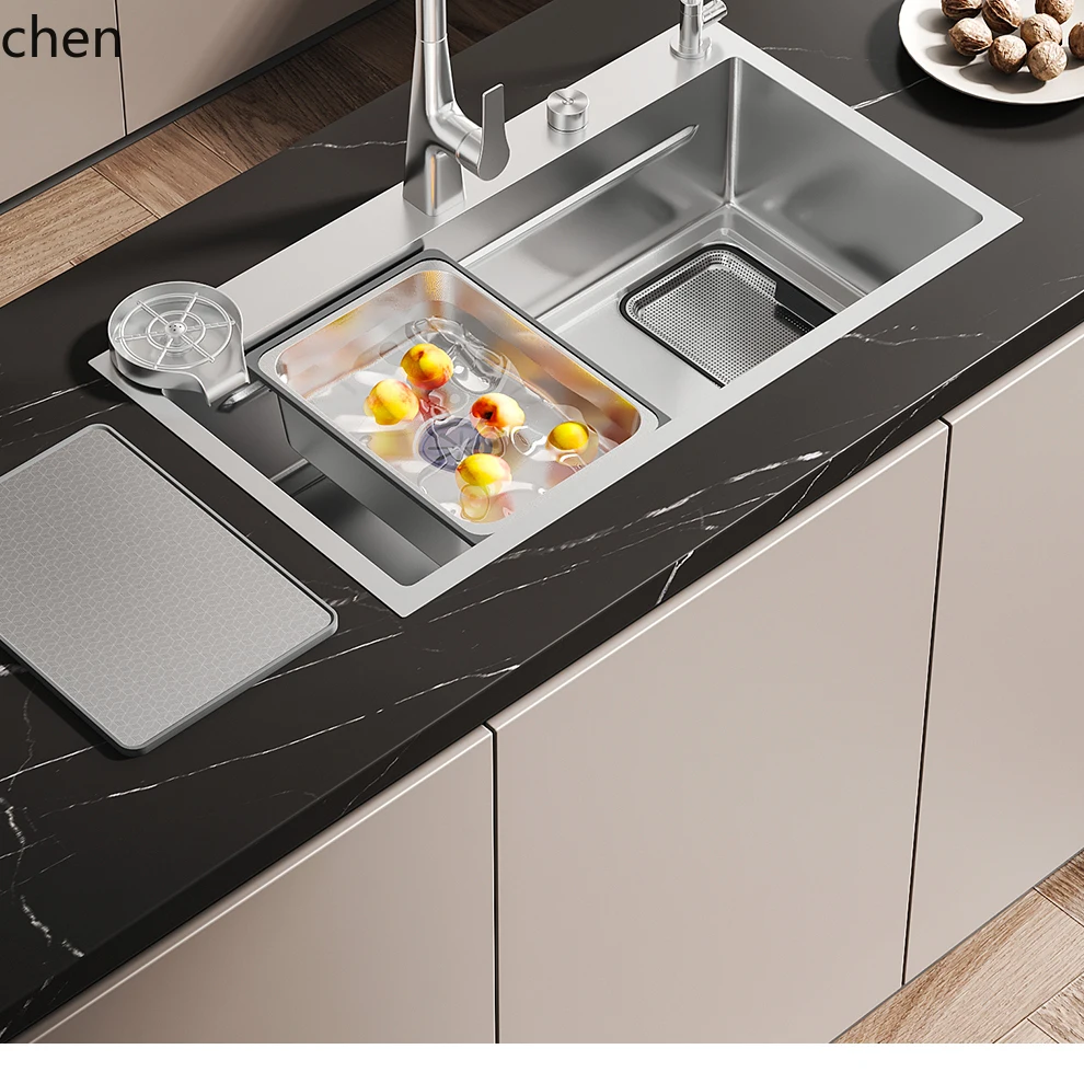 ZML Large Single Sink Stainless Steel Thickened Household Kitchen Vegetable Washing Basin Dishwashing
ZML Large Single Sink Stainless Steel Thickened Household Kitchen Vegetable Washing Basin Dishwashing