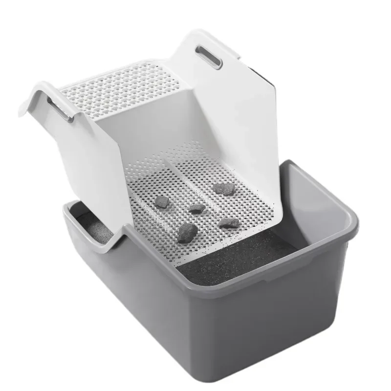 Cat litter box oversized splash-proof cat toilet oversized semi-closed
Cat litter box oversized splash-proof cat toilet oversized semi-closed