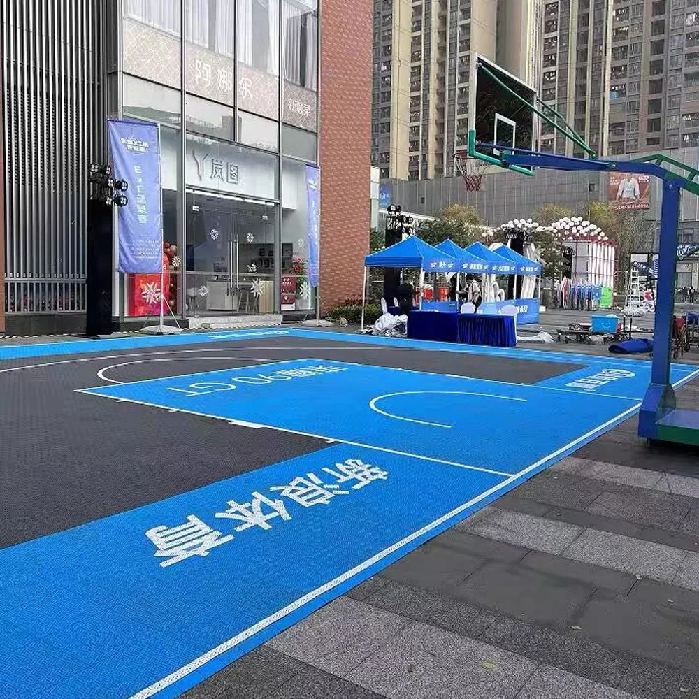Beable Outdoor Multi-Sport Court Interlocking Floor PP Tiles, Highly Durable, Customizable Colors, Lines Logos
Beable Outdoor Multi-Sport Court Interlocking Floor PP Tiles, Highly Durable, Customizable Colors, Lines Logos