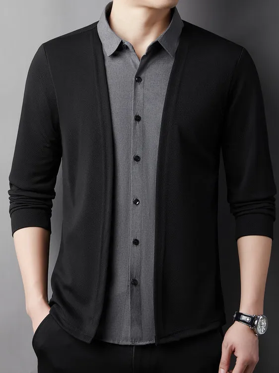 Новинка 2025, трикотажная мужская повседневная верхняя одежда Midlife Long Sve Fashion Busin, весенне-осенний кардиган Sli с открытым верхом Jaet
Новинка 2025, трикотажная мужская повседневная верхняя одежда Midlife Long Sve Fashion Busin, весенне-осенний кардиган Sli с открытым верхом Jaet