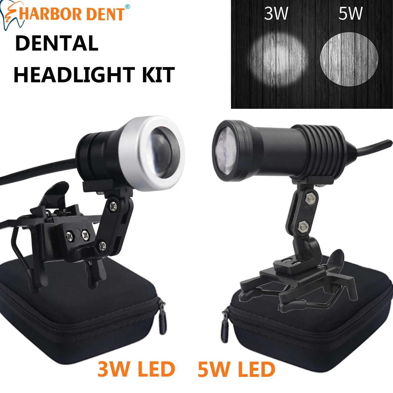 HARBOR Dental Headlight kits With Battery 5W/3W LED Headlamp For Lab Medical Magnifier Dentistry Equipment
HARBOR Dental Headlight kits With Battery 5W/3W LED Headlamp For Lab Medical Magnifier Dentistry Equipment