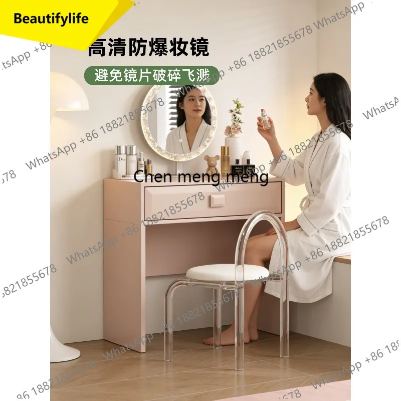 M45 Dresser Solid wood small apartment bedroom makeup table Small high-end pink makeup table
M45 Dresser Solid wood small apartment bedroom makeup table Small high-end pink makeup table