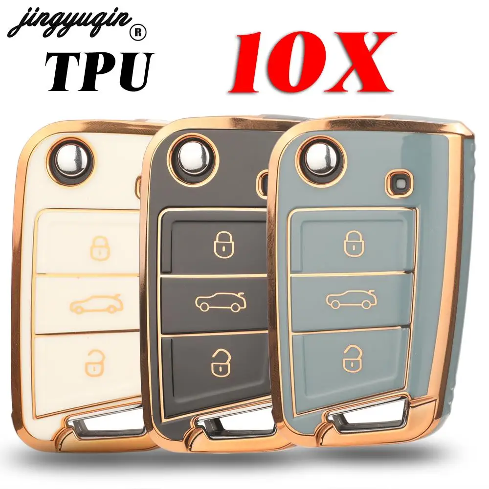 jingyuqin 10pcs For VW Golf 7 MK7 Tiguan Folding Car Key TPU Case Cover Protection MK2 SEAT Ateca Leon FR 2 Ibiza Skoda Octavia
jingyuqin 10pcs For VW Golf 7 MK7 Tiguan Folding Car Key TPU Case Cover Protection MK2 SEAT Ateca Leon FR 2 Ibiza Skoda Octavia