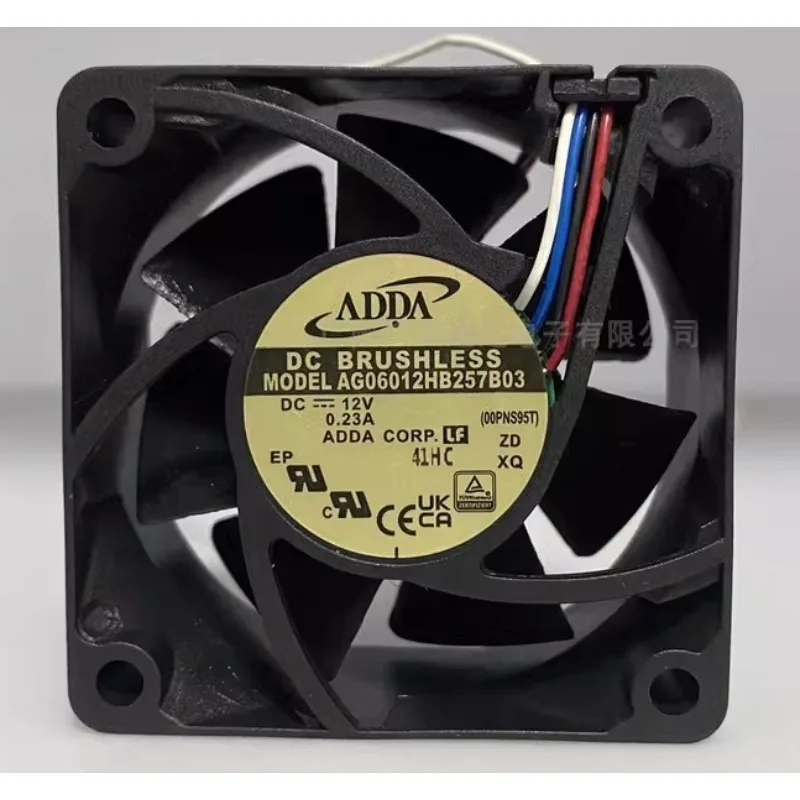 New Cooler Fan for AG06012HB257B03 ADDA 6025 12V 0.23A 6CM Inverter Large Air Volume Fan 60 * 60 * 25MM
New Cooler Fan for AG06012HB257B03 ADDA 6025 12V 0.23A 6CM Inverter Large Air Volume Fan 60 * 60 * 25MM