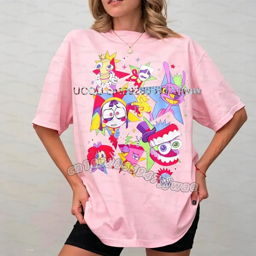 The Amazing Digital Circus Periphery T-shirt Men and Women New Summer Cotton Y2K Clothing Fashion men women Short Sleeve Tops
The Amazing Digital Circus Periphery T-shirt Men and Women New Summer Cotton Y2K Clothing Fashion men women Short Sleeve Tops