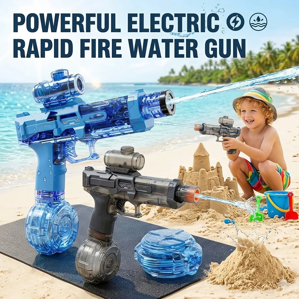 Kids Electric Water Gun Automatic Continuous Spray Toy Outdoor Summer Water Blaster Beach Pool Party Gift for Children
Kids Electric Water Gun Automatic Continuous Spray Toy Outdoor Summer Water Blaster Beach Pool Party Gift for Children